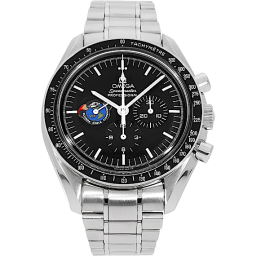 Omega Speedmaster Moonwatch 42-3597.11.00 (Stainless Steel Bracelet, Black Index Dial, Black Tachymeter Bezel) (Omega 3597.11.00)