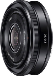 Sony E 20 mm F2.8 APS-C Ultra-wide Prime Lens (SEL20F28)