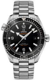 Omega Seamaster Planet Ocean 600M 43.5-215.30.44.21.01.001 (Stainless Steel Bracelet, Black Ceramic Index Dial, Rotating Black Ceramic Bezel) (Omega 215.30.44.21.01.001)