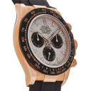 Rolex Daytona 116515 LN (Black Rubber Bracelet, Silver Dial, Black Subdials)