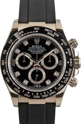 Rolex Daytona 116519 (Black Rubber Bracelet, Black Dial, Black Subdials)