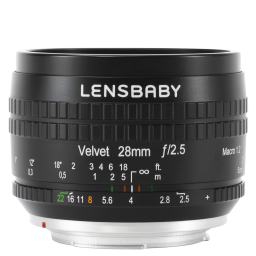 Lensbaby Velvet 28mm f/2.5 Lens for Fujifilm X (LBV28F)