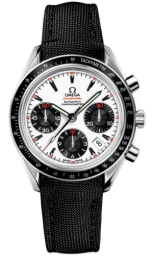 Omega Speedmaster Non-Moonwatch 40-323.32.40.40.04.001 (Black Nylon Strap, Black & White Index Dial, Black Tachymeter Bezel) (Omega 323.32.40.40.04.001)