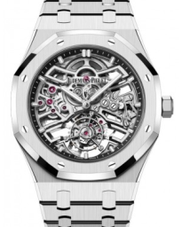 Audemars Piguet Royal Oak 41-26735ST.OO.1320ST.01 (Stainless Steel Bracelet, Rhodium-toned Openworked Index Dial, Stainless Steel Smooth Bezel) (26735ST.OO.1320ST.01)