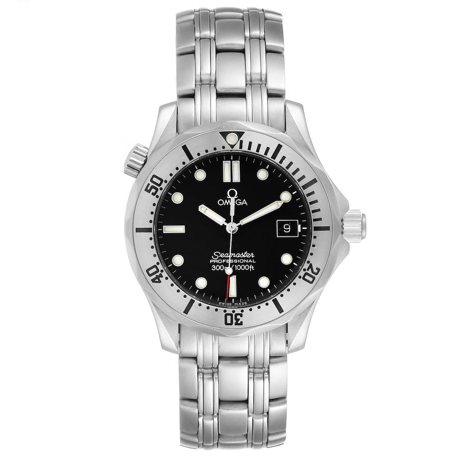 Omega Seamaster Diver 300M 36.25-2260.50.00 (Stainless Steel Bracelet, Black Dot Index Dial, Rotating Stainless Steel Bezel)