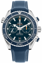 Omega Seamaster Planet Ocean 600M 45.5-232.92.46.51.03.001 (Blue Rubber Strap, Blue Arabic/Index Dial, Rotating Blue Ceramic Bezel) (Omega 232.92.46.51.03.001)