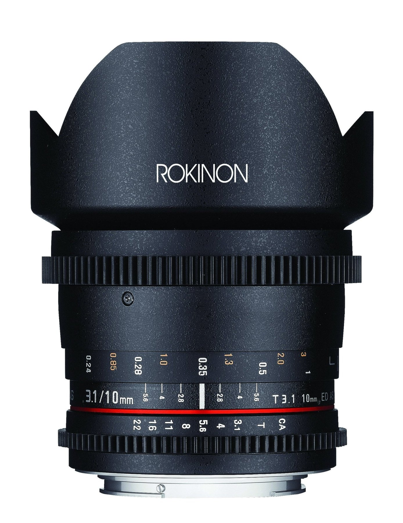 Rokinon 10mm T3.1 Ultra Wide Angle Cine DS Lens for Canon EF