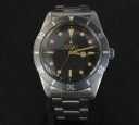 Rolex Submariner 37-6205 (Oystersteel Oyster Bracelet, Black Diver Dial, Black Aluminum Bezel)