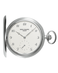 Patek Philippe Pocket Watches 48-980G-010 (Silvery Opaline Arabic Dial, White Gold Smooth Bezel) (980G-010)