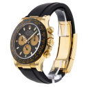 Rolex Daytona 116518 LN (Black Rubber Strap, Black Dial, Gold Subdials)