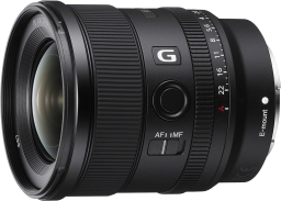 Sony FE 20mm F1.8 G Full-frame Ultra-wide Prime G Lens (SEL20F18G)