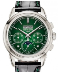 Patek Philippe Grand Complications 41-5270P (Shiny-black Alligator Leather Strap, Laquered-green Black-gradient Rim Tachymeter/Index Dial, Smooth Bezel) (5270P-014)