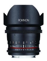 Rokinon 10mm T3.1 Ultra Wide Angle Cine DS Lens for Canon EF (DS10M-C)