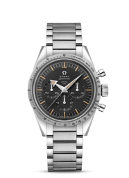 Omega Speedmaster Moonwatch 38.6-311.10.39.30.01.002 (Stainless Steel Bracelet, Black Index Dial, Stainless Steel Tachymeter Bezel) (Omega 311.10.39.30.01.002)