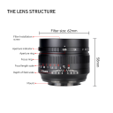 7artisans 50mm f/0.95 APS-C Lens for Canon EF-M