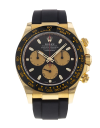 Rolex Daytona 116518 LN (Black Rubber Strap, Black Dial, Gold Subdials)