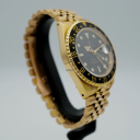 Rolex GMT-Master 40-16758 (Yellow Gold Jubilee Bracelet, Black Nipple Dial, Black Aluminum Bezel)