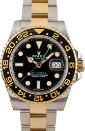 Rolex GMT-Master II 40-116713LN (Yellow Rolesor Oyster Bracelet, Black Nipple Dial, Black Cerachrom Bezel)