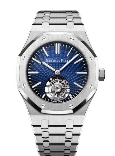 Audemars Piguet Royal Oak 41-26530ST.OO.1220ST.01 (Stainless Steel Bracelet, Evolutive Tapisserie Smoked-blue Index Dial, Stainless Steel Smooth Bezel)