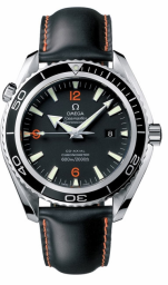 Omega Seamaster Planet Ocean 600M 45.5-2900.51.82 (Black Rubber Strap, Black Arabic/Index Dial, Rotating Black Ceramic Bezel) (Omega 2900.51.82)