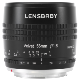 Lensbaby Velvet 56mm f/1.6 Lens for Nikon F (LBV56BN)