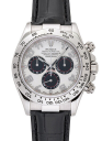 Rolex Daytona 116519 (Black Leather Strap, White Dial, Black Subdials)