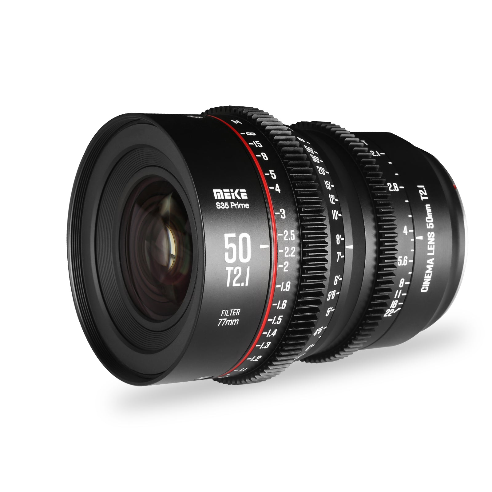 Meike Prime 50mm T2.1 Super35 Cine Lens for Canon EF