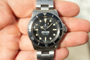 Rolex Submariner 40-5514 (Oystersteel Oyster Bracelet, Black Diver Dial, Yellow Hands/Hour Markers, Black Aluminum Bezel)