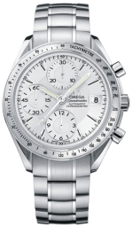 Omega Speedmaster Non-Moonwatch 40-3211.30.00 (Stainless Steel Bracelet, Silver-toned Index Dial, Stainless Steel Tachymeter Bezel) (Omega 3211.30.00)