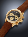 Rolex Daytona 6265 (Brown Leather Strap, Black Dial, Gold Subdials)