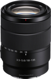 Sony E 18-135mm F3.5-5.6 OSS APS-C Telephoto Zoom Lens with Optical SteadyShot (SEL18135)