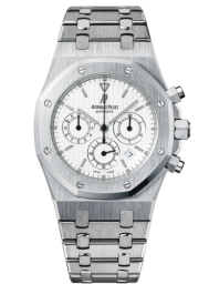 Audemars Piguet Royal Oak 39-26300ST.OO.1110ST.05 (Stainless Steel Bracelet, Grande Tapisserie Silver-toned Index Dial, Stainless Steel Smooth Bezel) (26300ST.OO.1110ST.05)