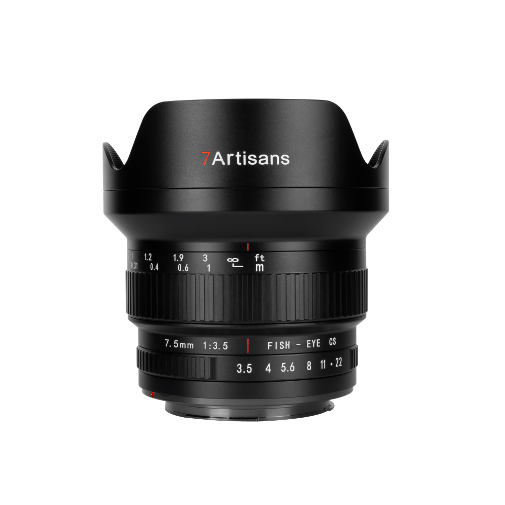 7artisans 7.5mm f/3.5 ultra wide-angle APS-C DSLR Lens for Canon EF