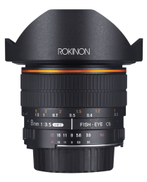 Rokinon 8mm F3.5 Fisheye Lens for Canon EF (FE8M-C)