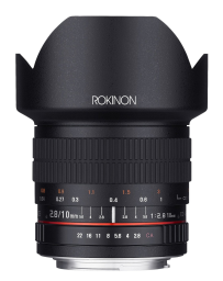 Rokinon 10mm F2.8 Ultra Wide Angle Lens for Canon EF (10M-C)