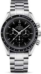 Omega Speedmaster Moonwatch 42-311.63.42.50.01.003 (White Gold Bracelet, Black Index Dial, Black Tachymeter Bezel) (Omega 311.63.42.50.01.003)