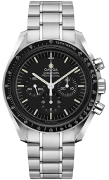 Omega Speedmaster Moonwatch 42-311.30.42.30.01.005 (Stainless Steel Bracelet, Black Index Dial, Black Tachymeter Bezel) (Omega 311.30.42.30.01.005)