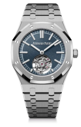 Audemars Piguet Royal Oak 41-26730TI.OO.1320TI.01 (Titanium Bracelet, Sandblasted Blue Index Dial, Titanium Smooth Bezel)