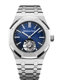 Audemars Piguet Royal Oak 41-26530ST.OO.1220ST.01 (Stainless Steel Bracelet, Evolutive Tapisserie Smoked-blue Index Dial, Stainless Steel Smooth Bezel) (26530ST.OO.1220ST.01)