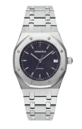 Audemars Piguet Royal Oak 36-14790ST.OO.0789ST.09 (Stainless Steel Bracelet, Grande Tapisserie Black Index Dial, Stainless Steel Smooth Bezel) (14790ST.OO.0789ST.09)