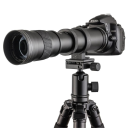 Opteka 420-800mm f/8.3 HD Telephoto Zoom Lens for T Mount