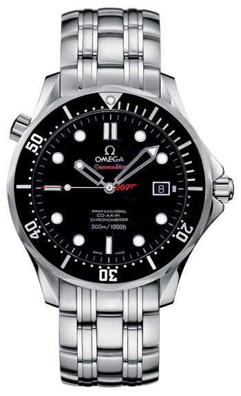 Omega Seamaster Diver 300M 41-212.30.41.20.01.001 (Stainless Steel Bracelet, Black Dot Index Dial, Rotating Black Ceramic Bezel)