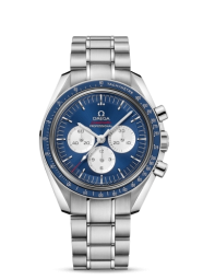 Omega Speedmaster Moonwatch 42-522.30.42.30.03.002 (Stainless Steel Bracelet, Blue Index Dial, Blue Tachymeter Bezel) (Omega 522.30.42.30.03.002)