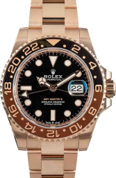 Rolex GMT-Master II 40-126715CHNR (Everose Gold Oyster Bracelet, Black Nipple Dial, Root Beer Cerachrom Bezel)