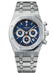 Audemars Piguet Royal Oak 39-26300ST.OO.1110ST.07 (Stainless Steel Bracelet, Grande Tapisserie Blue Index Dial, Stainless Steel Smooth Bezel) (26300ST.OO.1110ST.07)