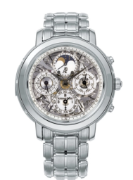 Audemars Piguet Jules Audemars 42-26023PT.OO.1138PT.01 (Platinum Bracelet, Transparent Sapphire Openworked Index Dial, Platinum Smooth Bezel) (26023PT.OO.1138PT.01)