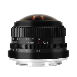 7artisans 4mm f/2.8 Circular Fisheye Lens for Sony E (A012B-E)