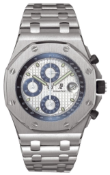 Audemars Piguet Royal Oak Offshore 42-25721TI.OO.1000TI.03 (Titanium Bracelet, Grande Tapisserie Silver-toned Index Dial, Titanium Smooth Bezel) (25721TI.OO.1000TI.03)