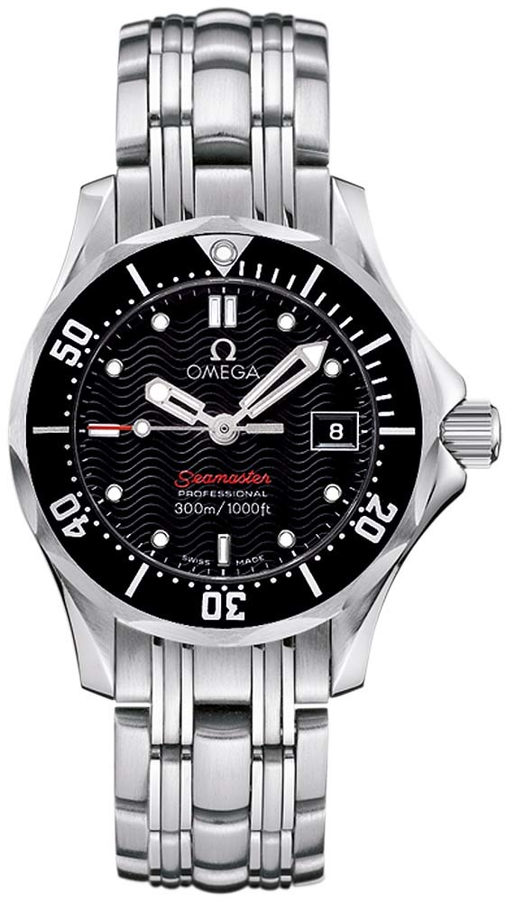 Omega Seamaster Diver 300M 28-212.30.28.61.01.001 (Stainless Steel Bracelet, Wave-embossed Black Dot Index Dial, Rotating Black Ceramic Bezel)