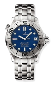 Omega Seamaster Diver 300M 36.25-2250.80.00 (Stainless Steel Bracelet, Wave-embossed Blue Dot Index Dial, Rotating Stainless Steel Bezel)